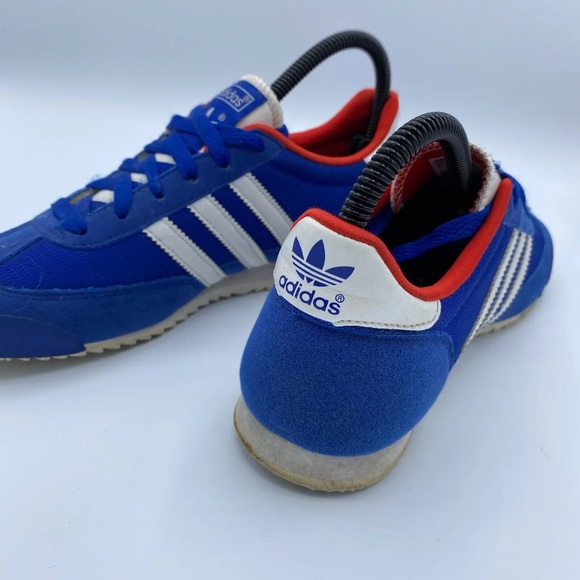 Adidas Dragon Trainers Blue White 2015 UK Size 5 - Picture 4 of 7